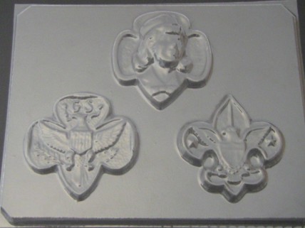 714 Girl Scout Emblems II Chocolate Candy Mold
